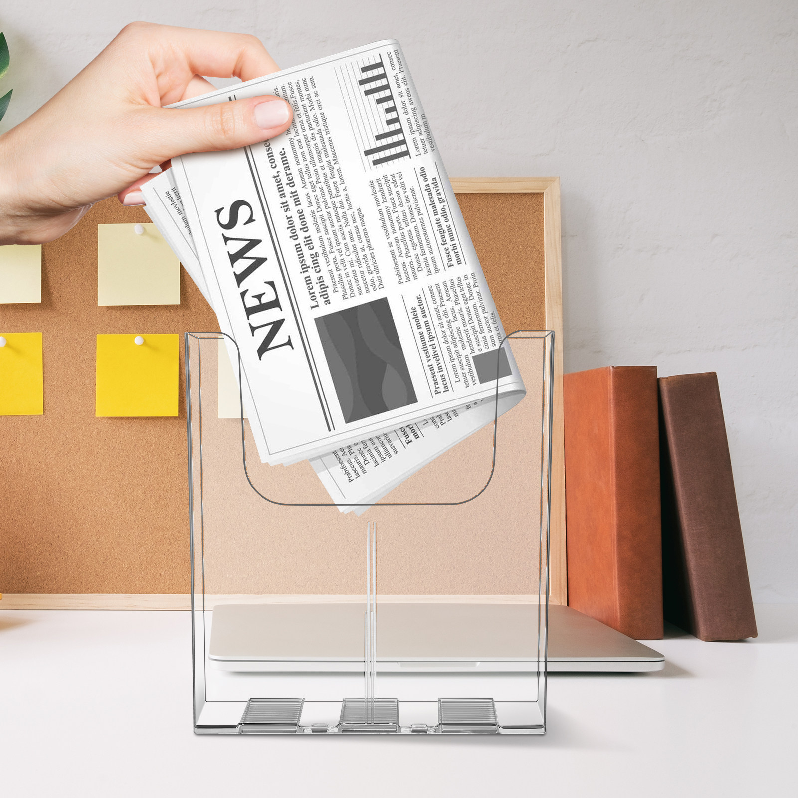 Magazine Holder Rack - 2 unidades de organizador de almacenamiento
