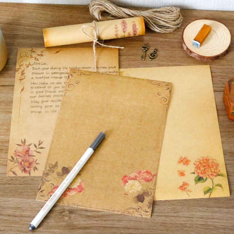 Ink Blotter Paper - Papel de escritura Vintage de 16
