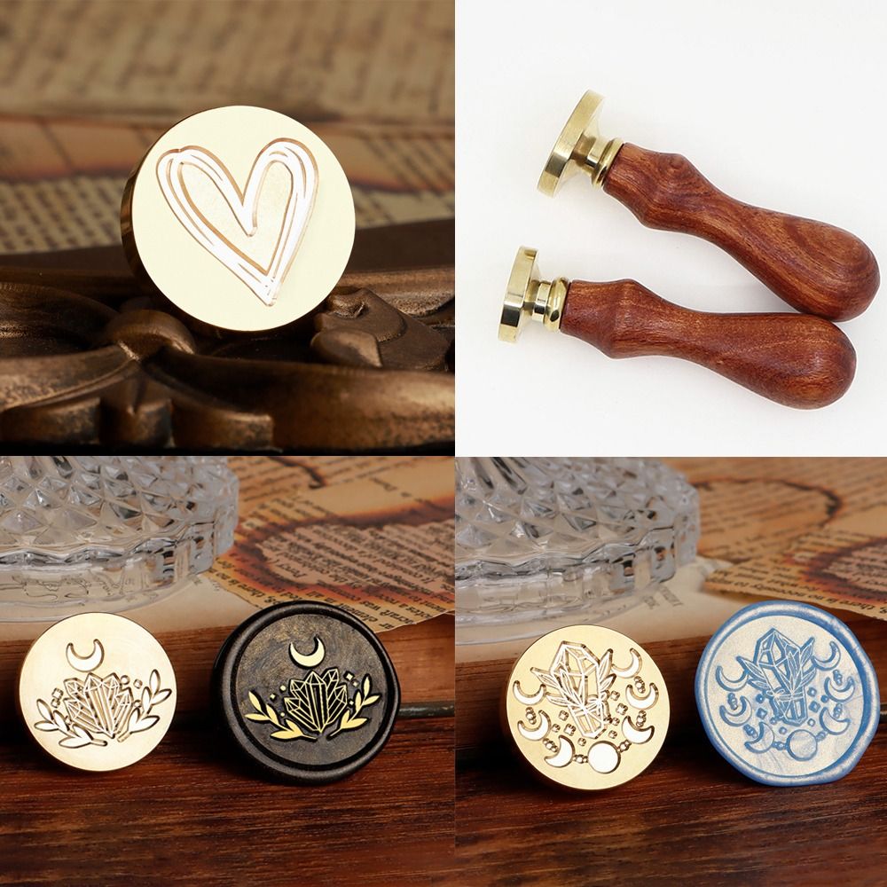 Wax Seal Stamp Set - Cabezal de sello de cera con