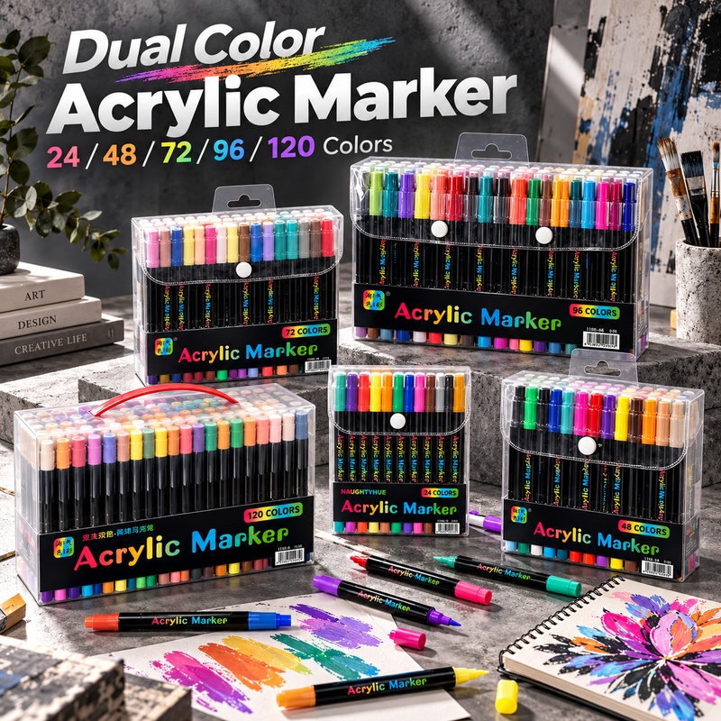 Copic Marker Sketch - Rotuladores de pintura acrílica de doble