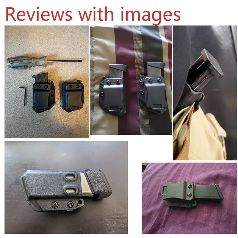 IWB OWB 9mm.40 Clip de cinturó - Magazine Holder Rack reseña y precio