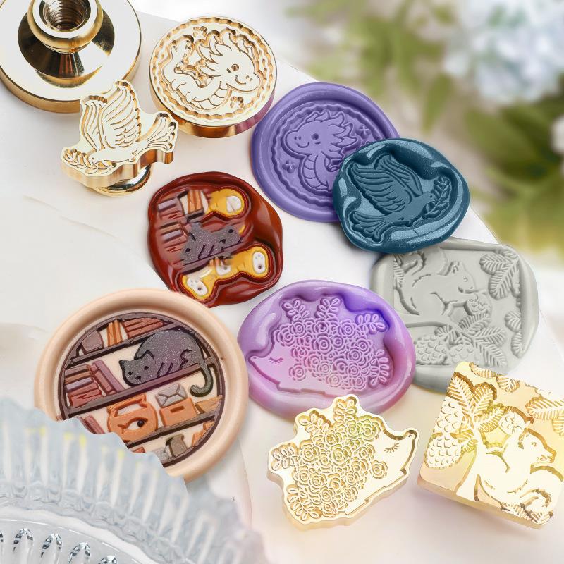 Sello de cera botánico de anim - Wax Seal Stamp Set reseña y precio