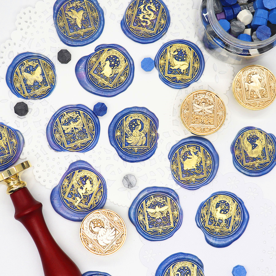 Sello de cera de animales ciel - Wax Seal Stamp Set reseña y precio