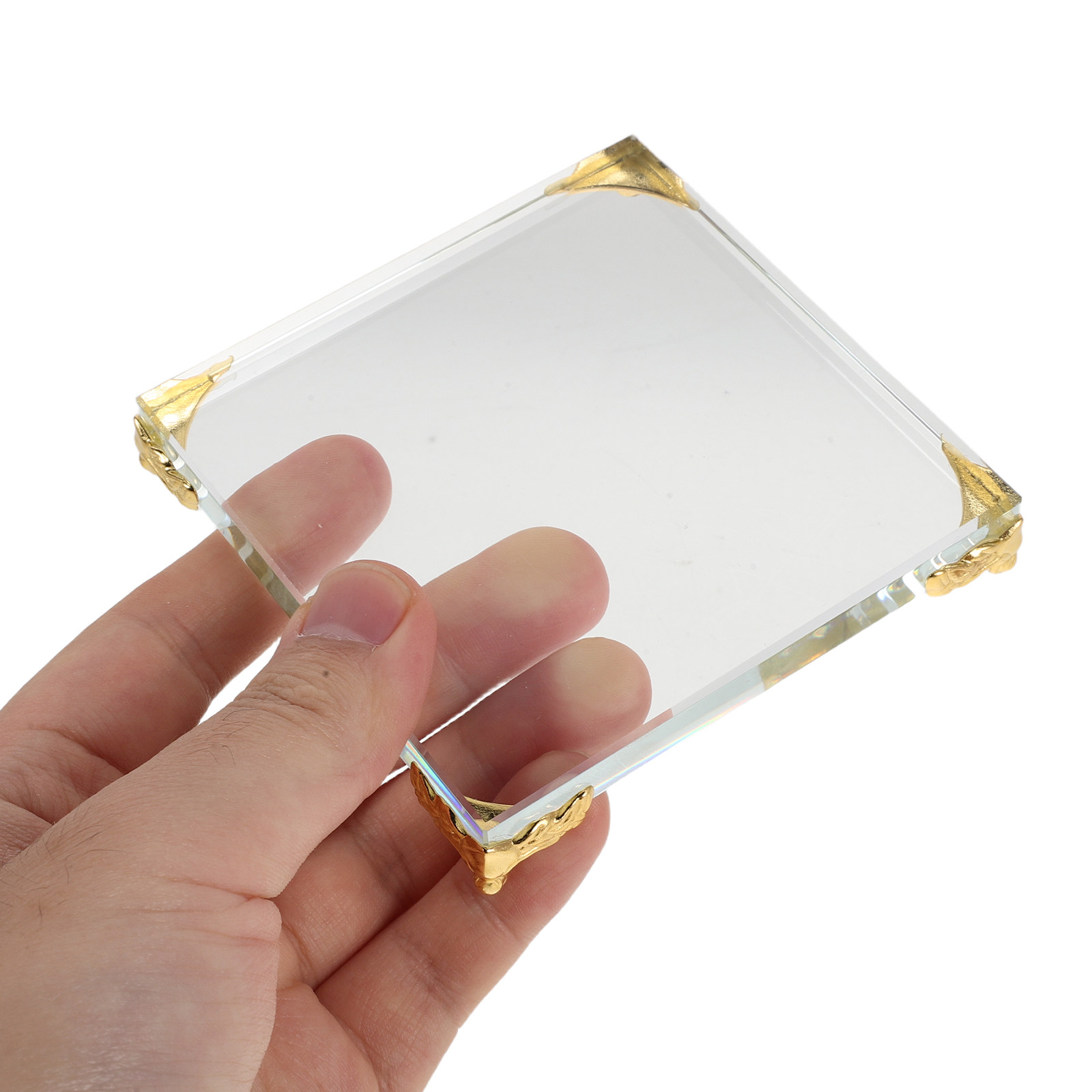 Pisapapeles de cristal cuadrad - Paper Weight Crystal reseña y precio